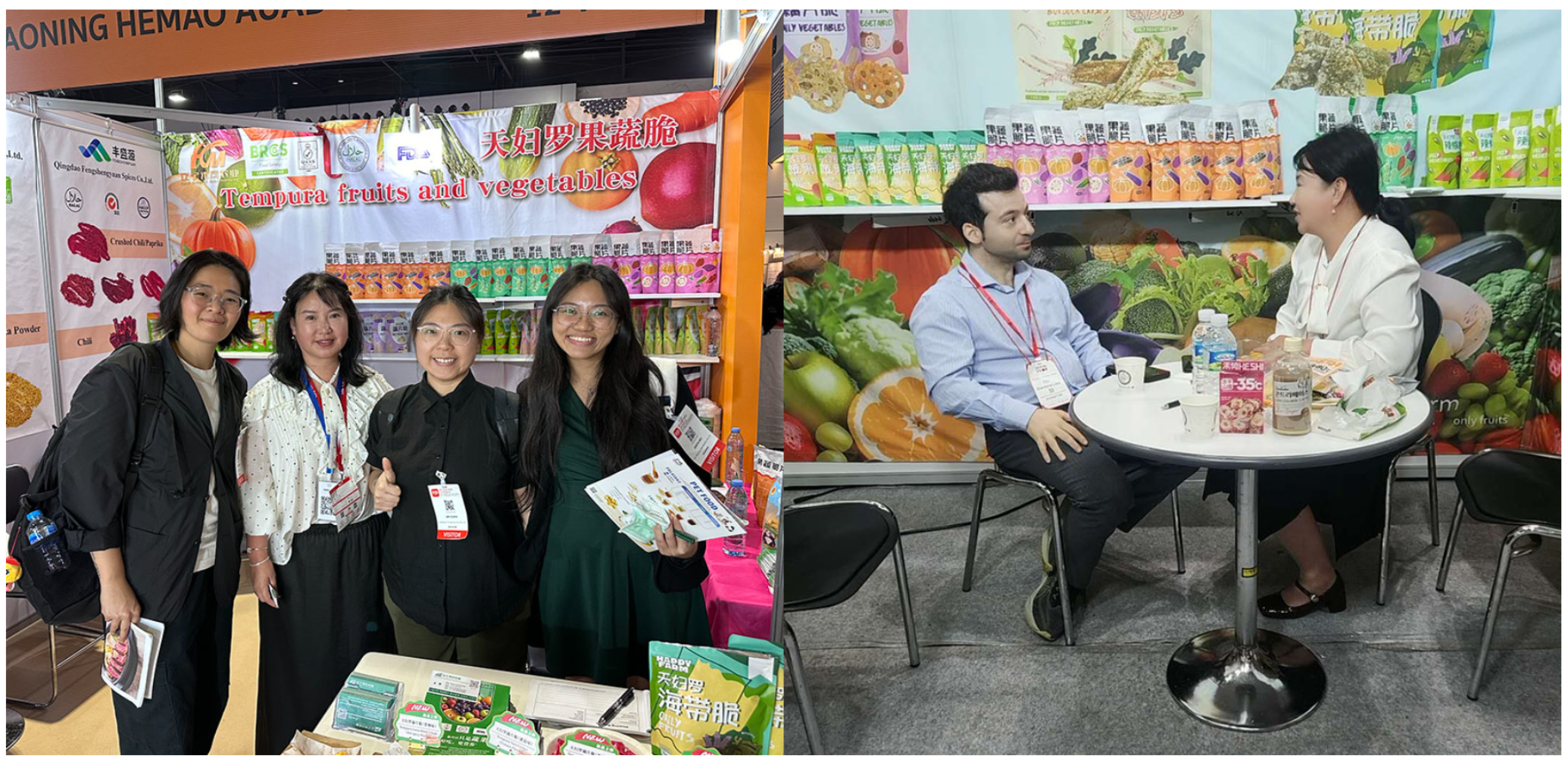 Tempura fruit crisps