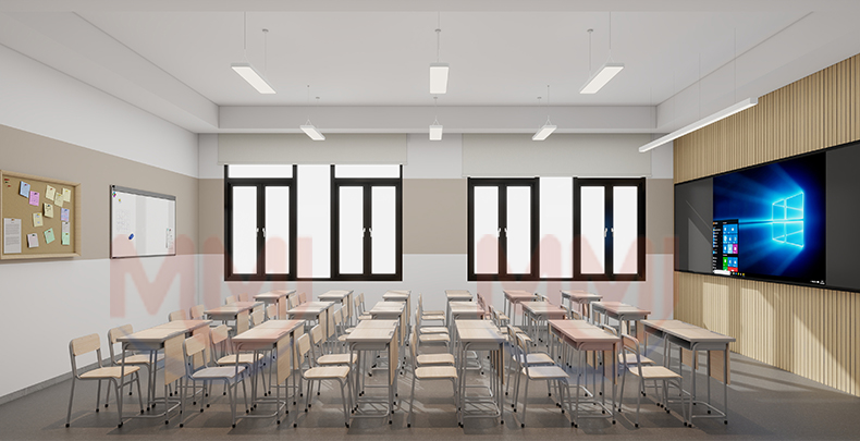 Meja kursi sekolah modern