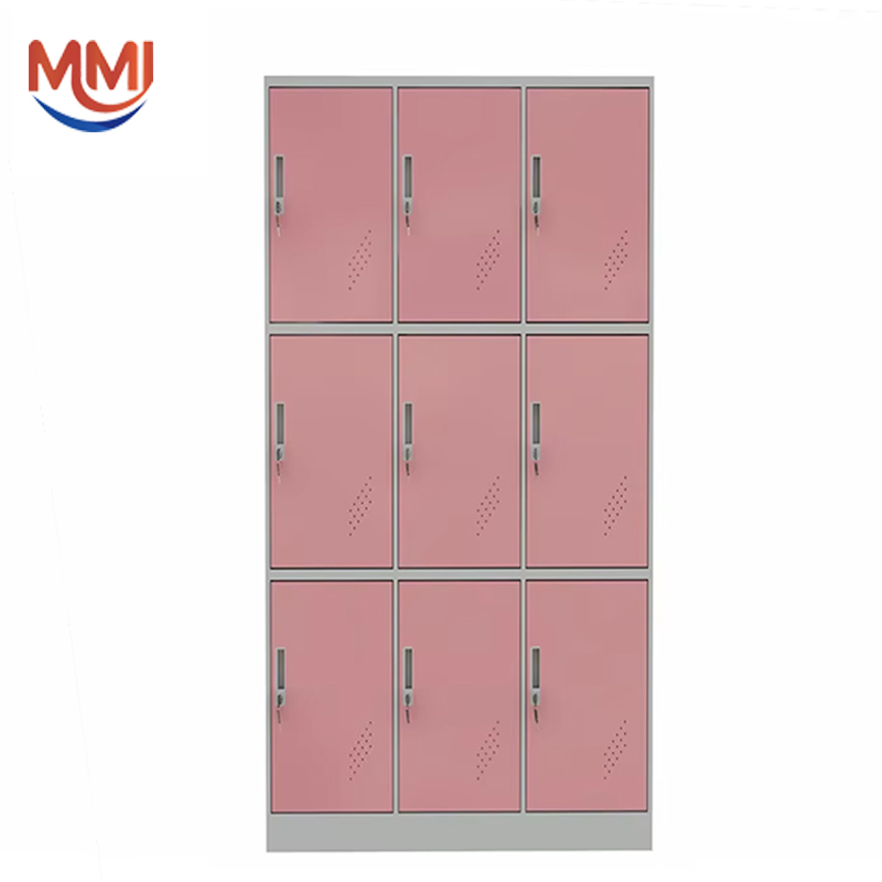 Lemari Loker 9 Pintu Besi Untuk Karyawan Kantor