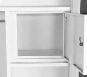 lemari baju besi 3 pintu