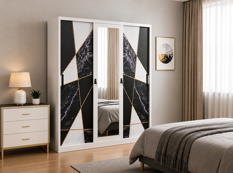 lemari besi 3 pintu