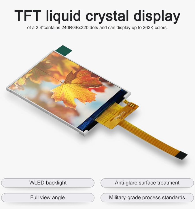 YiTai RoHS 2.4 Inch Lcd Tft Display ST7789V3 TFT LCD Module 4 Wire SPI