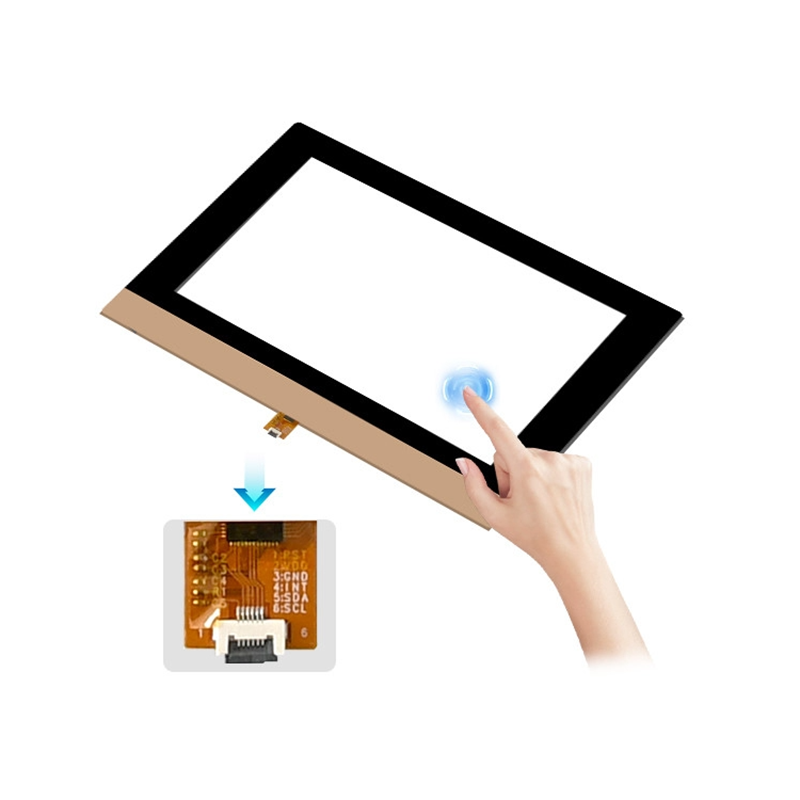 YiTai Custom 10.1 inch CTP 16:9 GT911 GG Transparent Glass Touch Screen Capacitive Touch Panel
