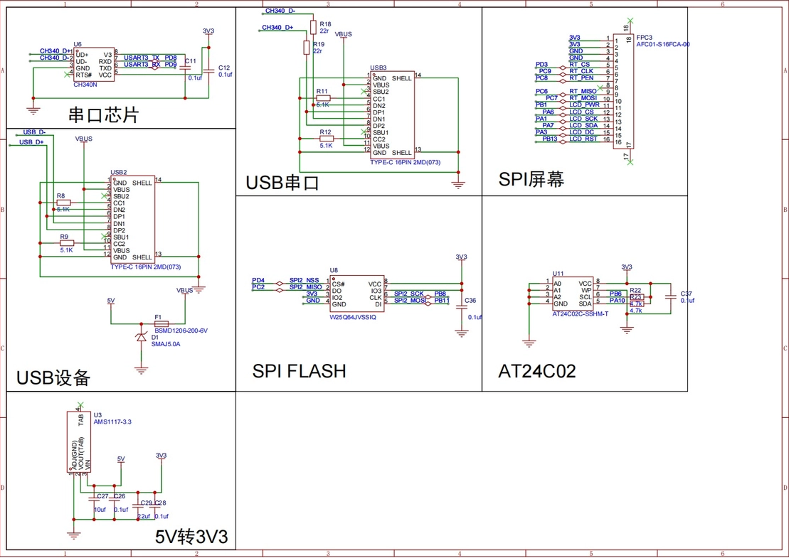 3.5 inch LCD Screen Custom PCB Manufacturer Assembling Multilayer Printed Circuit Board