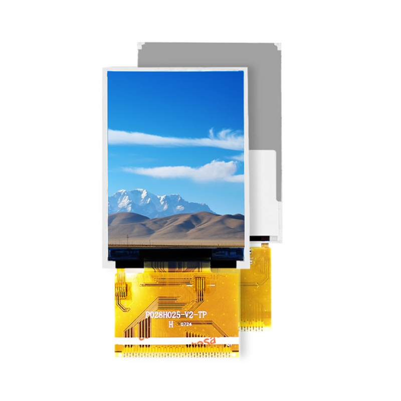 RoHS 2.8 Inch HD TFT Display 8080 MCU 16 Bit Tft Lcd Display