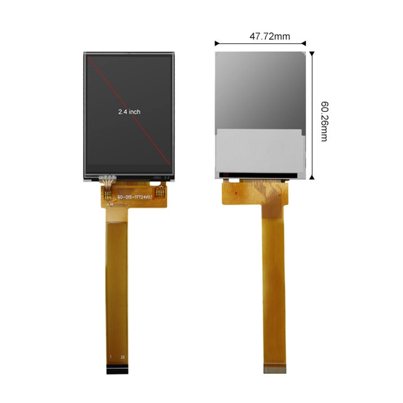 8080 MCU TFT LCD Display ST7789V 2.4 Tft Lcd Shield Raspberry Pi