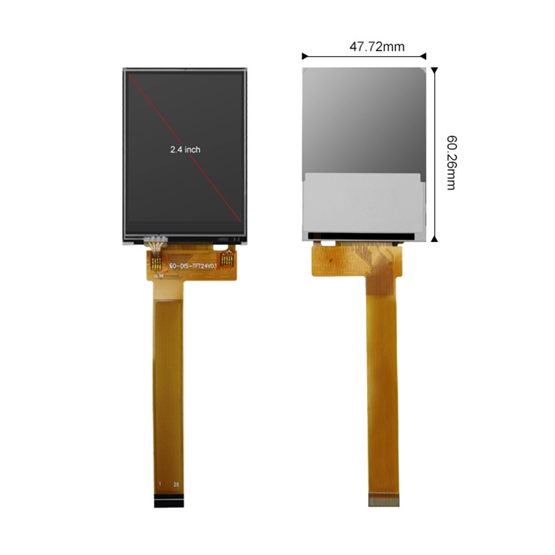 Viewing Direction 12 0'Clock Color 262k Touch Screen Displays Small 2.4inch
