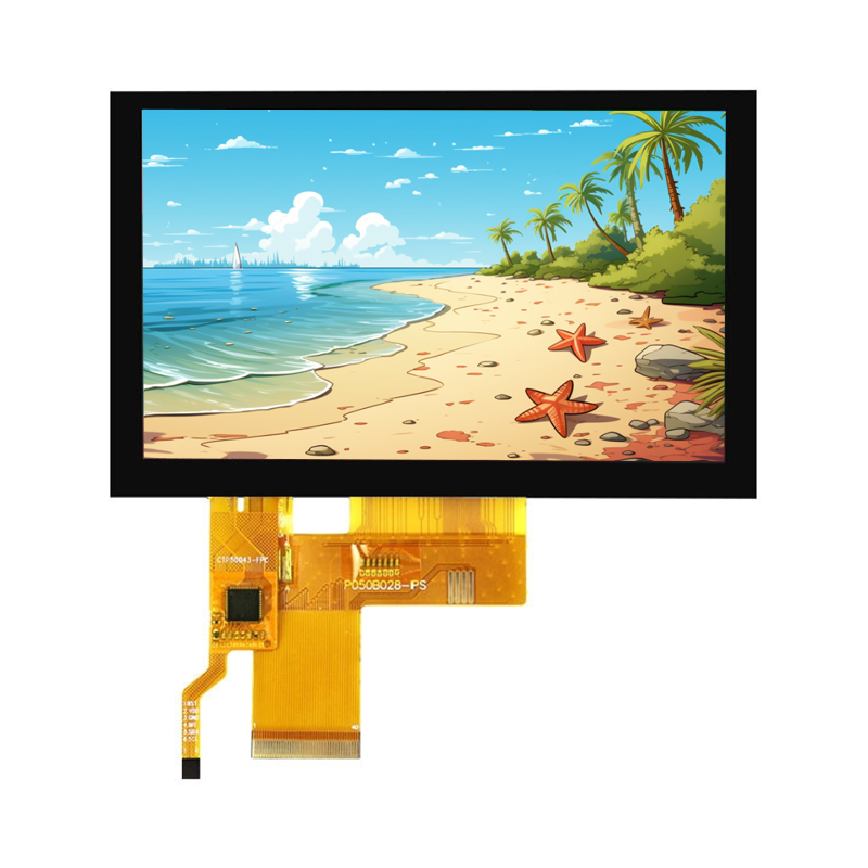 Pixel 800x480 Tft Capacitive Touch RGB 24 Bit 4.3 Tft Lcd Touch Screen