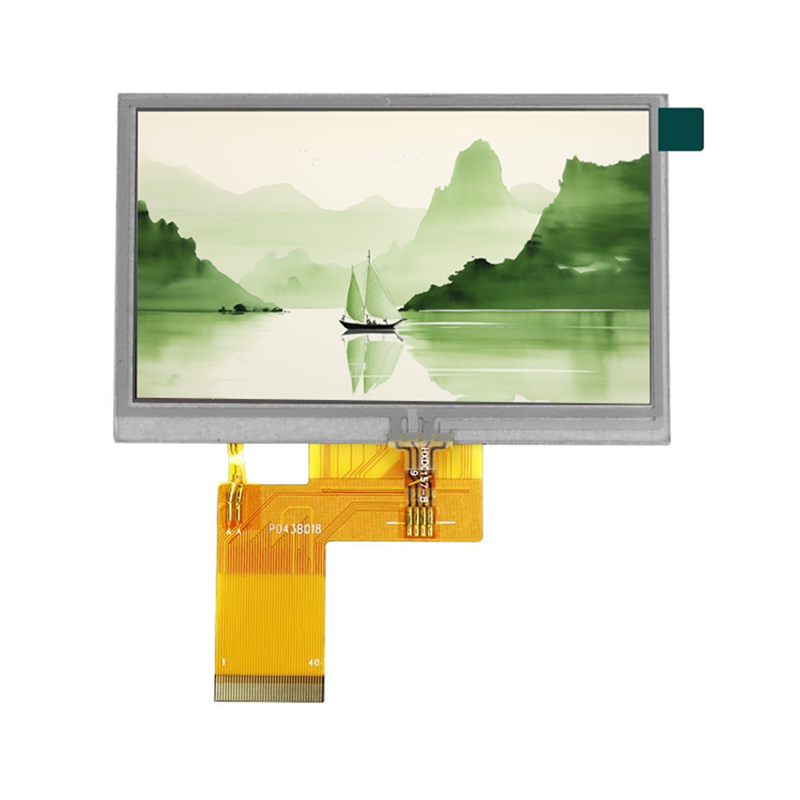 RGB 24 Bit 4.3 Inch Tft Display 300 Nits Tft Capacitive Touchscreen