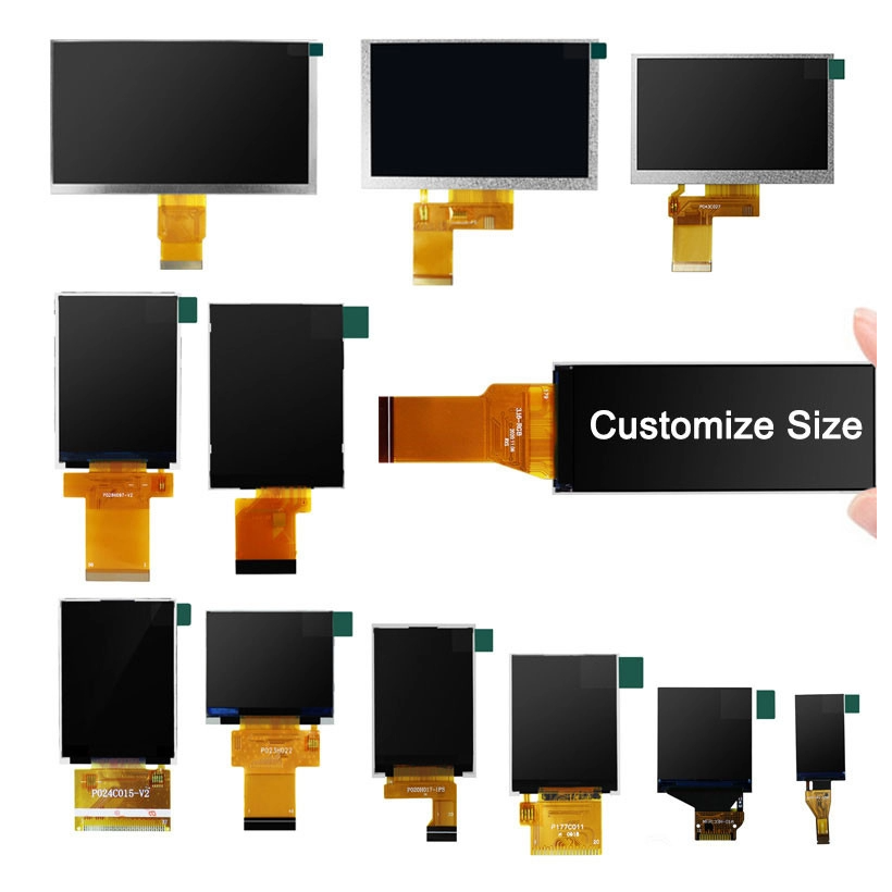 320X820 3.2 Inch Tft Lcd ST7701S 16 Bit Lcd Display ISO9001