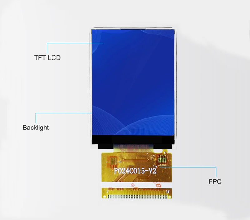 240X320 2.4 inch Tft Lcd Display SPI Interface Industrial Touch Screen