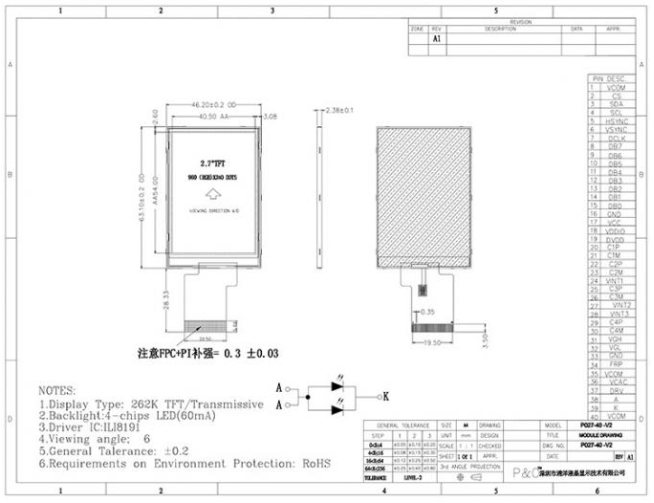 2.7 Inch Lcd Display 2.7 Inch Lcd Display