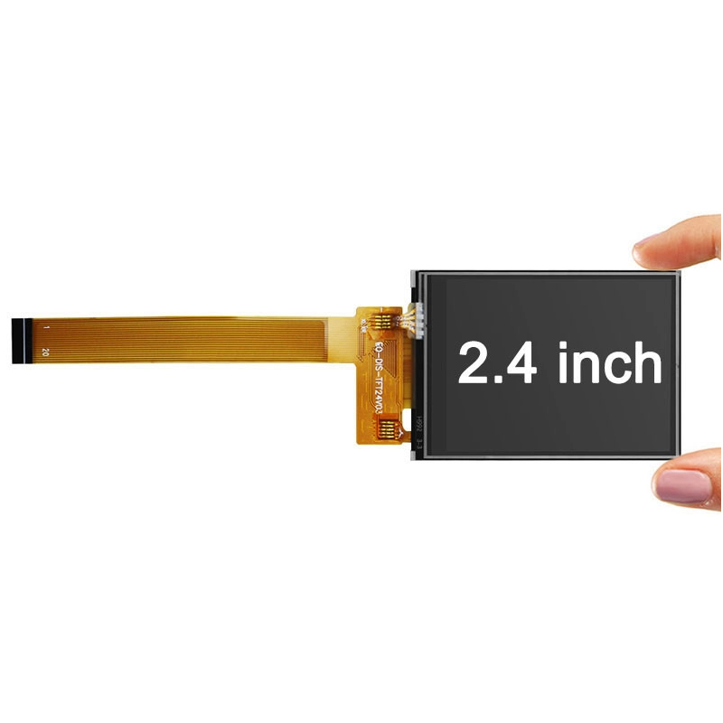8080 MCU 8 Bits 2.4 Inch Tft Lcd ISO9001 240x320 Lcd For Commercial