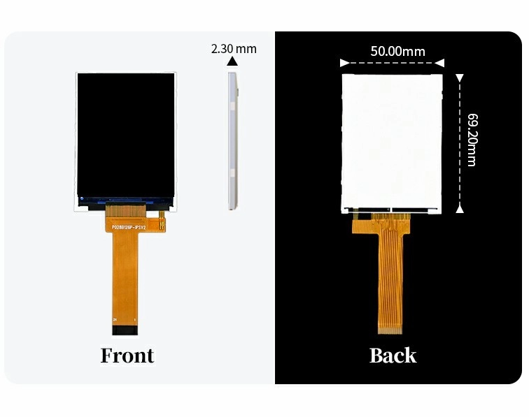 Small Lcd 2.8 inch 240x320 High Brightness 900 nit IPS LCD Module Display 2.8'' industrial TFT