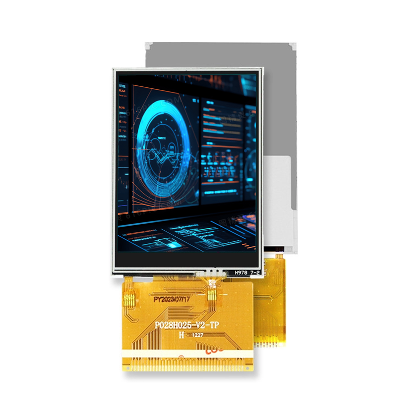 2.8 Inch Full Viewing Angle TFT LCD Touch Screen Sunlight Readable IPS Panel