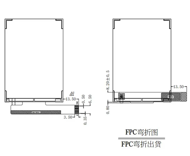 2.8'' TFT LCD Module Resistive Capacitive Touch IPS Small TFT Display