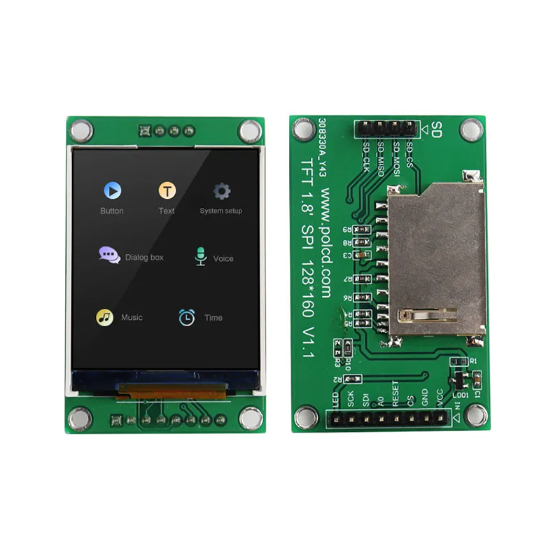 ST7735S Custom TFT Displays 1.77 Inch Sunlight Readable Screen