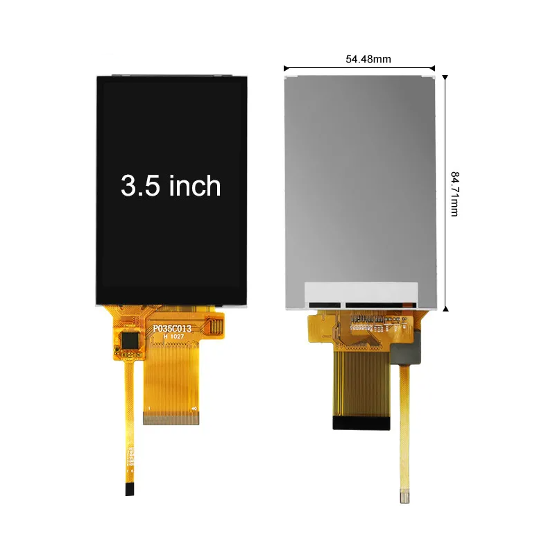 ST7796S 3.5 Lcd Tft Display Rgb RoHS 18 Bit Lcd For Medical Application