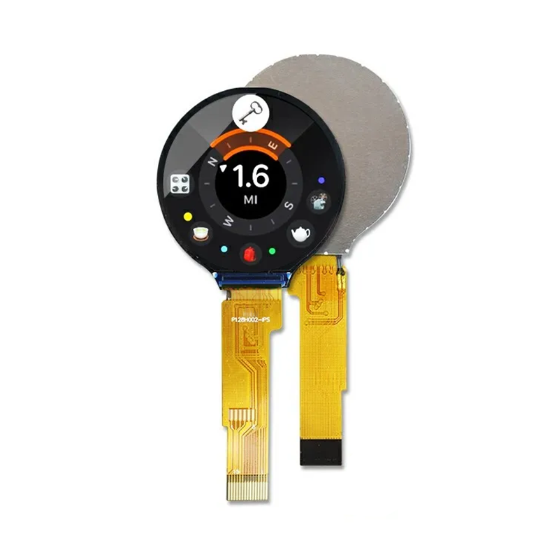 1.28 Inch IPS Circular LCD Display 240xRGBx240 Resolution Customized TFT LCD Module for Smart Watches