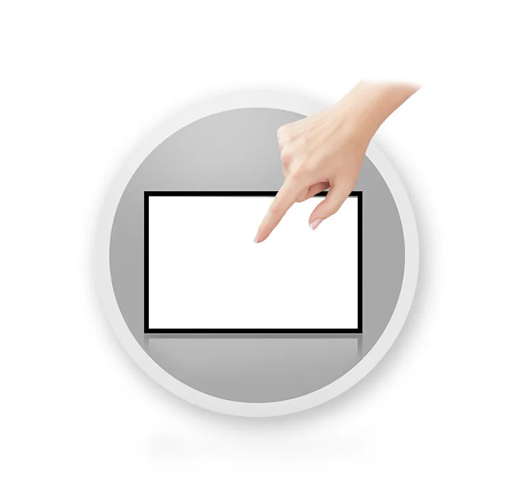 8 inch Multitouch Mirror Glass Display Industrial Customized Capacitive LCD Touch Screen Panel