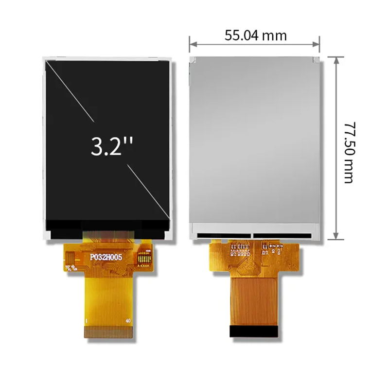 350 Nit Small TFT Display ILI9341V MCU interface 3.2