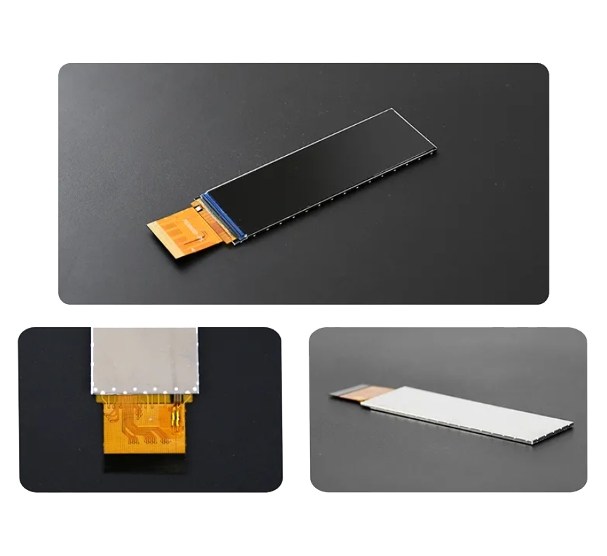 3 inch 268x800 IPS Screen 40pin RGB565 interface 700 nit ST7701S 3" TFT LCD Display
