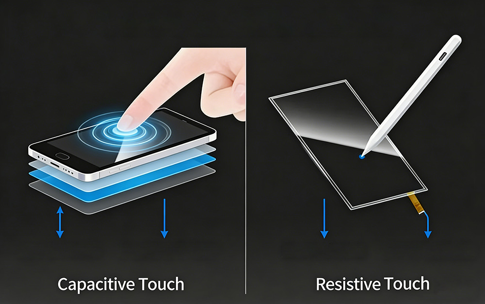 What is LCD touch screen?