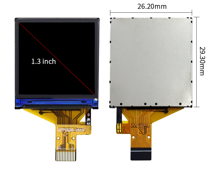 1.3 inch 12-pin Plug-in