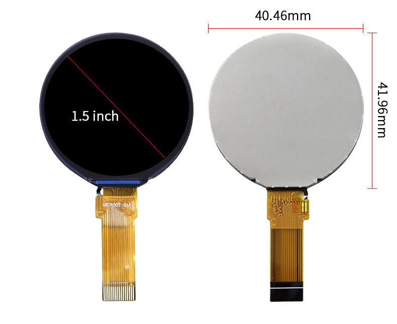 1.6 inch 12-pin Plug-in Round Screen