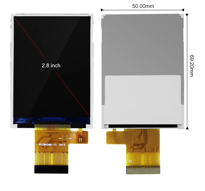 2.8 Inch Touchscreen For Raspberry Pi