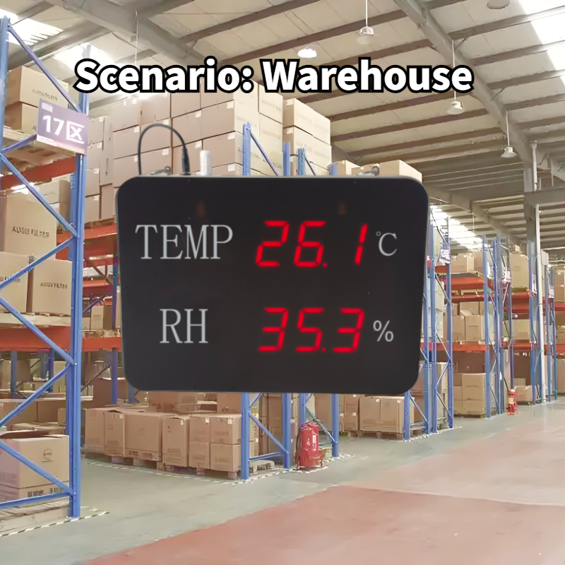 Humidity Unit Display Supply Rounded Corner Temperature and Humidity Display Screen Wholesale ...