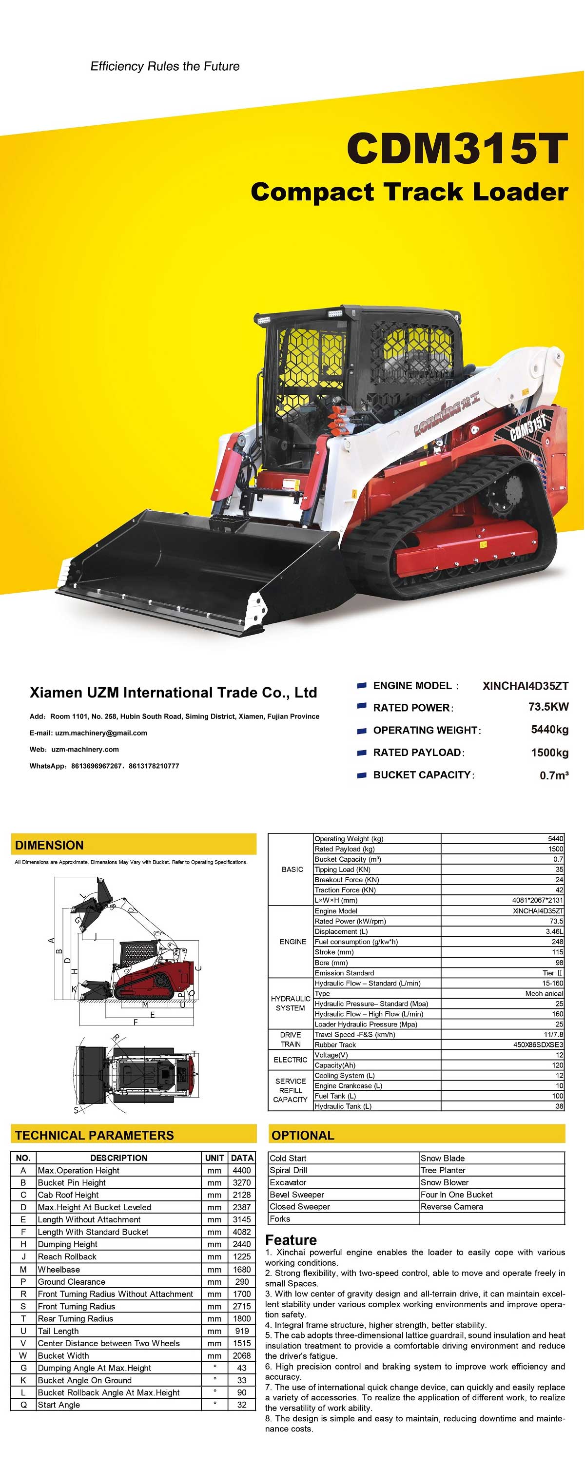 Compact track Loader
