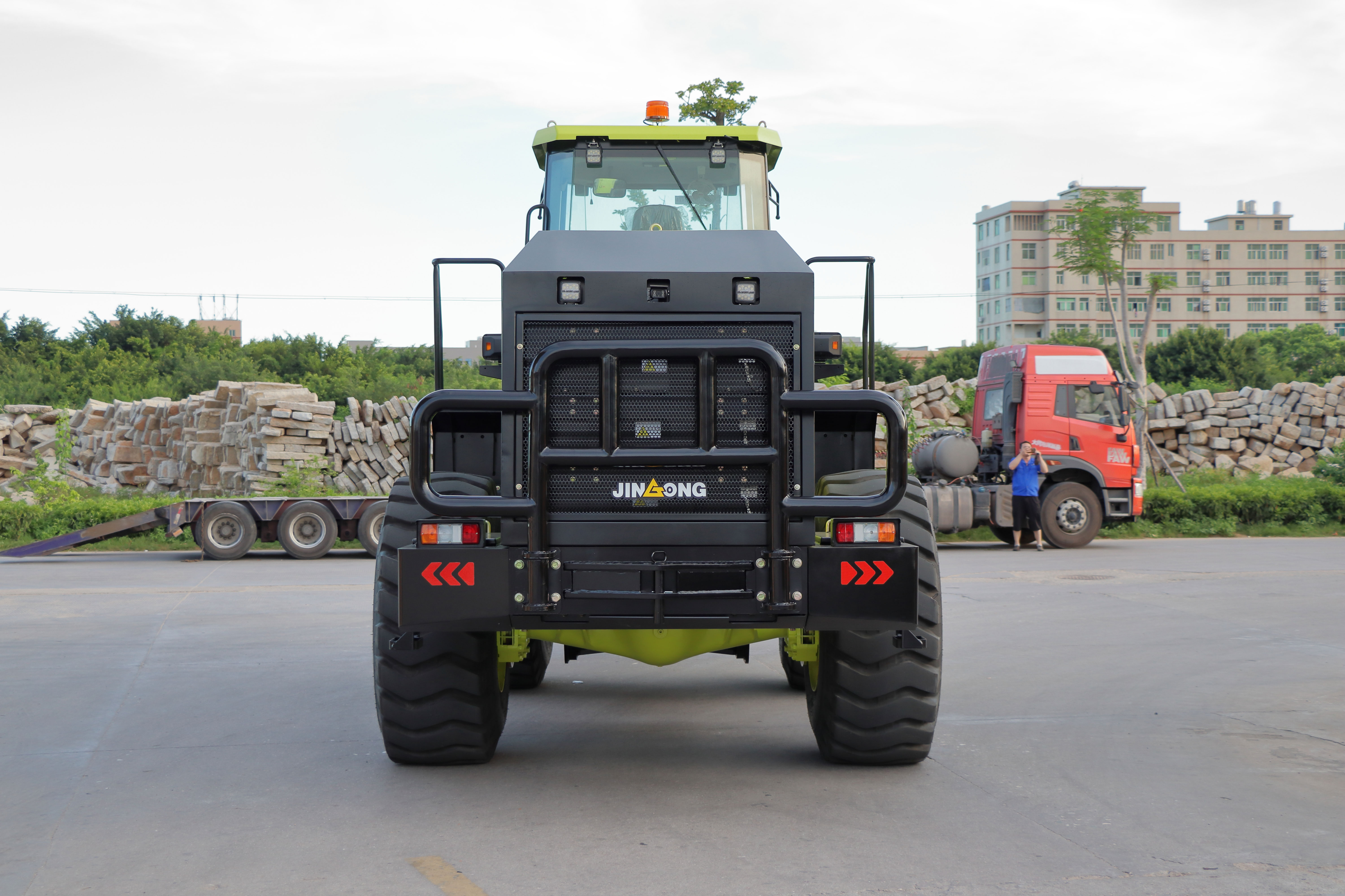 Carregadeira de rodas elétrica pura JGM857E