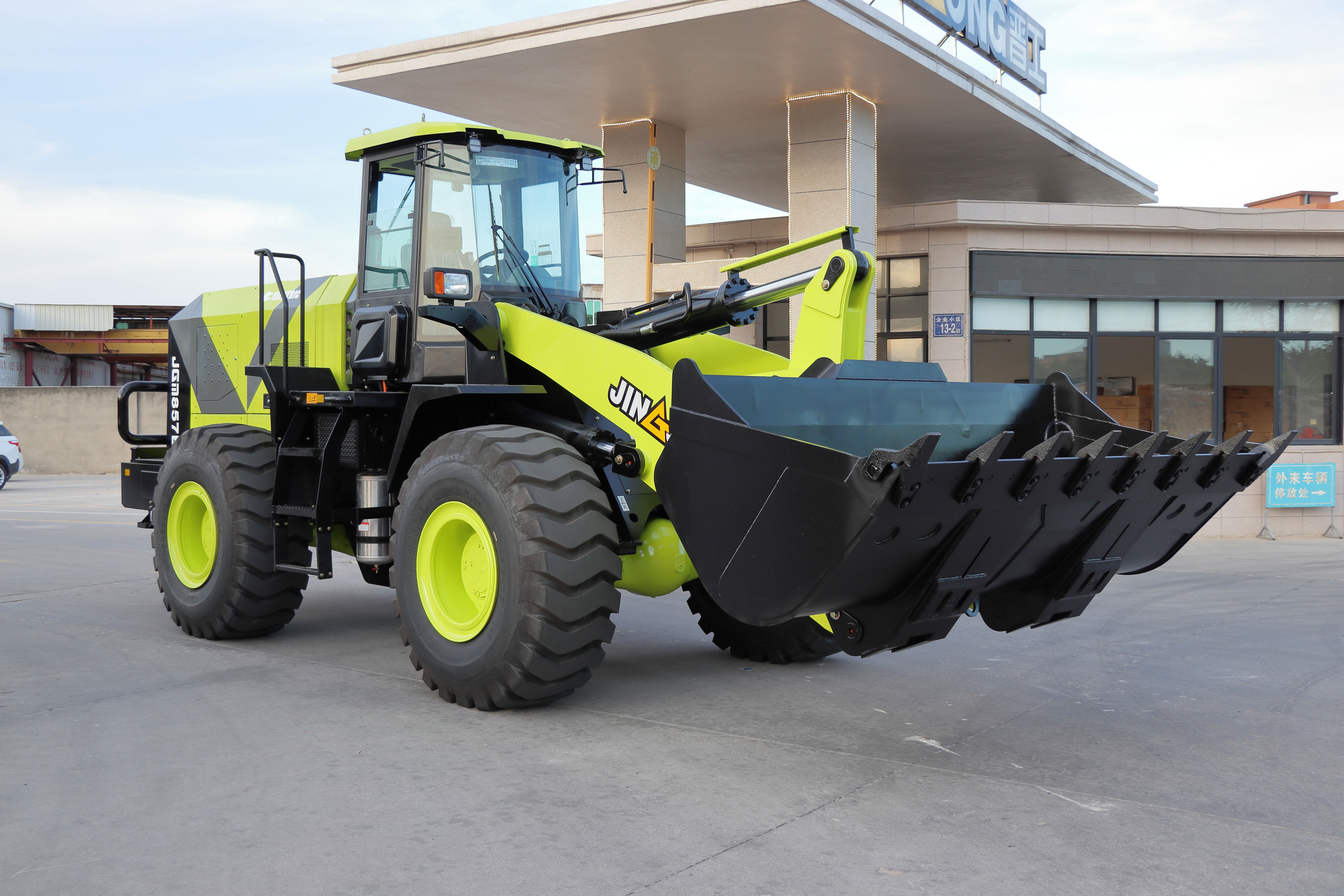 Carregadeira de rodas elétrica pura JGM857E