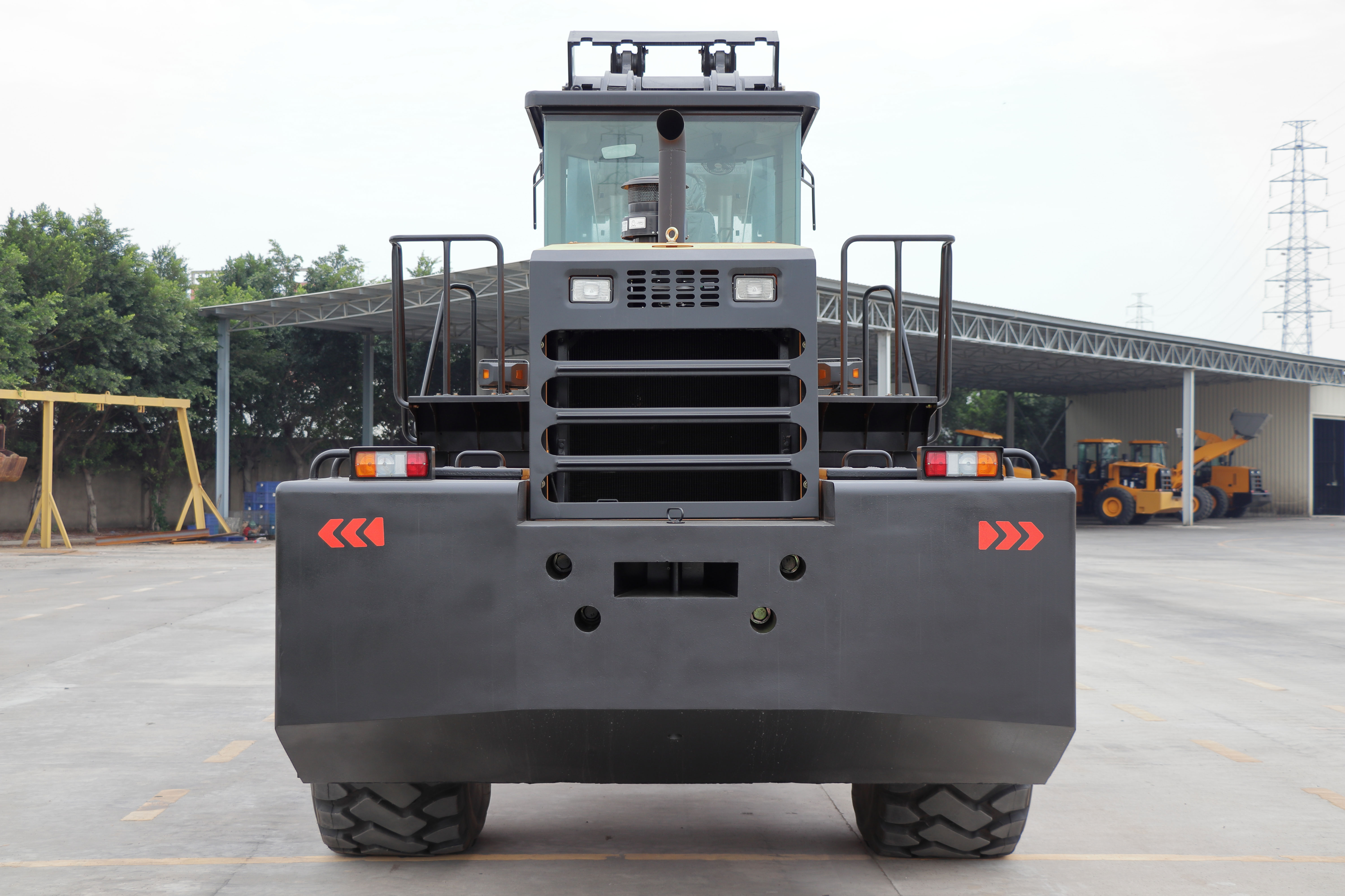Pá carregadeira de rodas grande JGM771FT32K manipulador de blocos