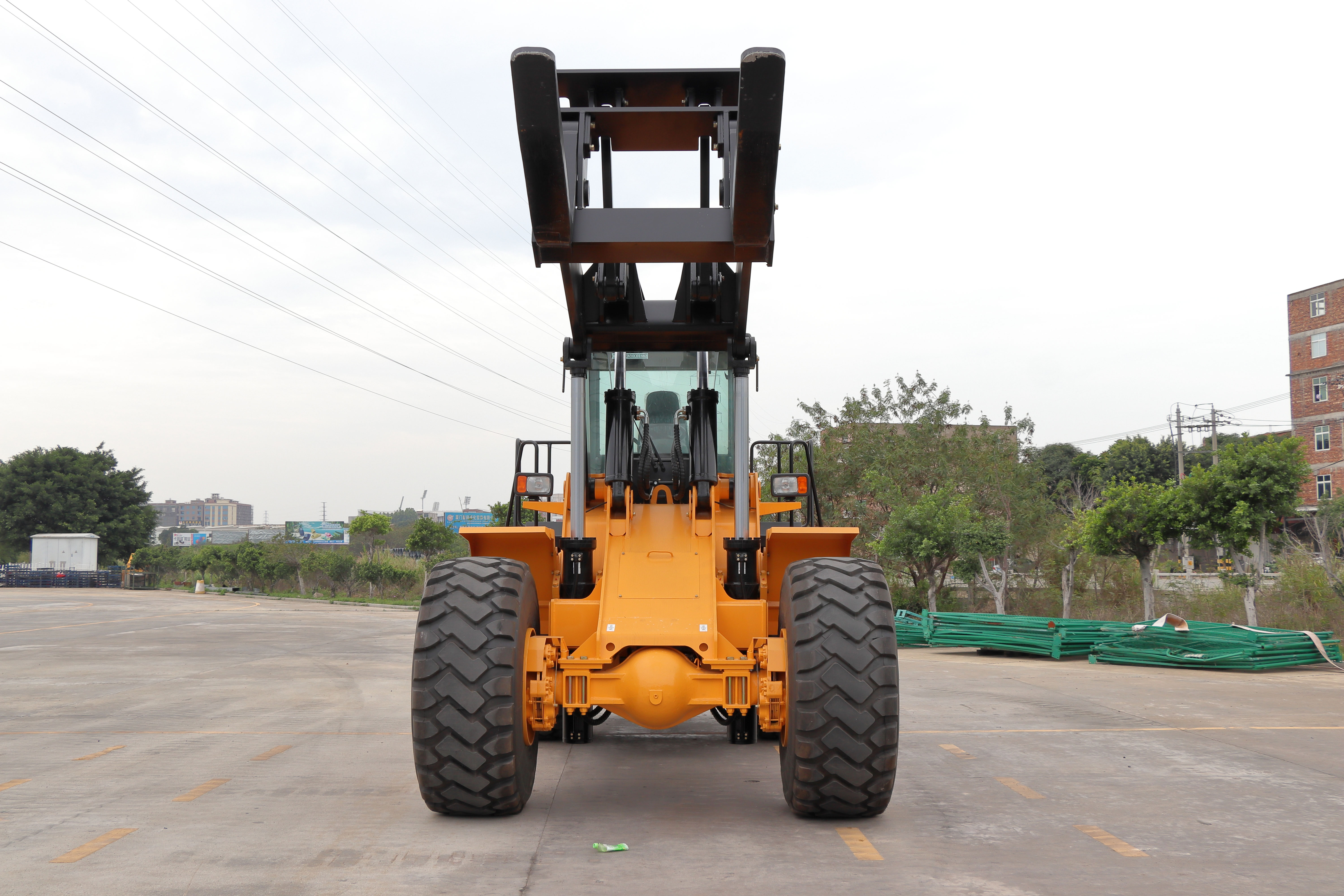 Pá carregadeira de rodas grande JGM771FT32K manipulador de blocos