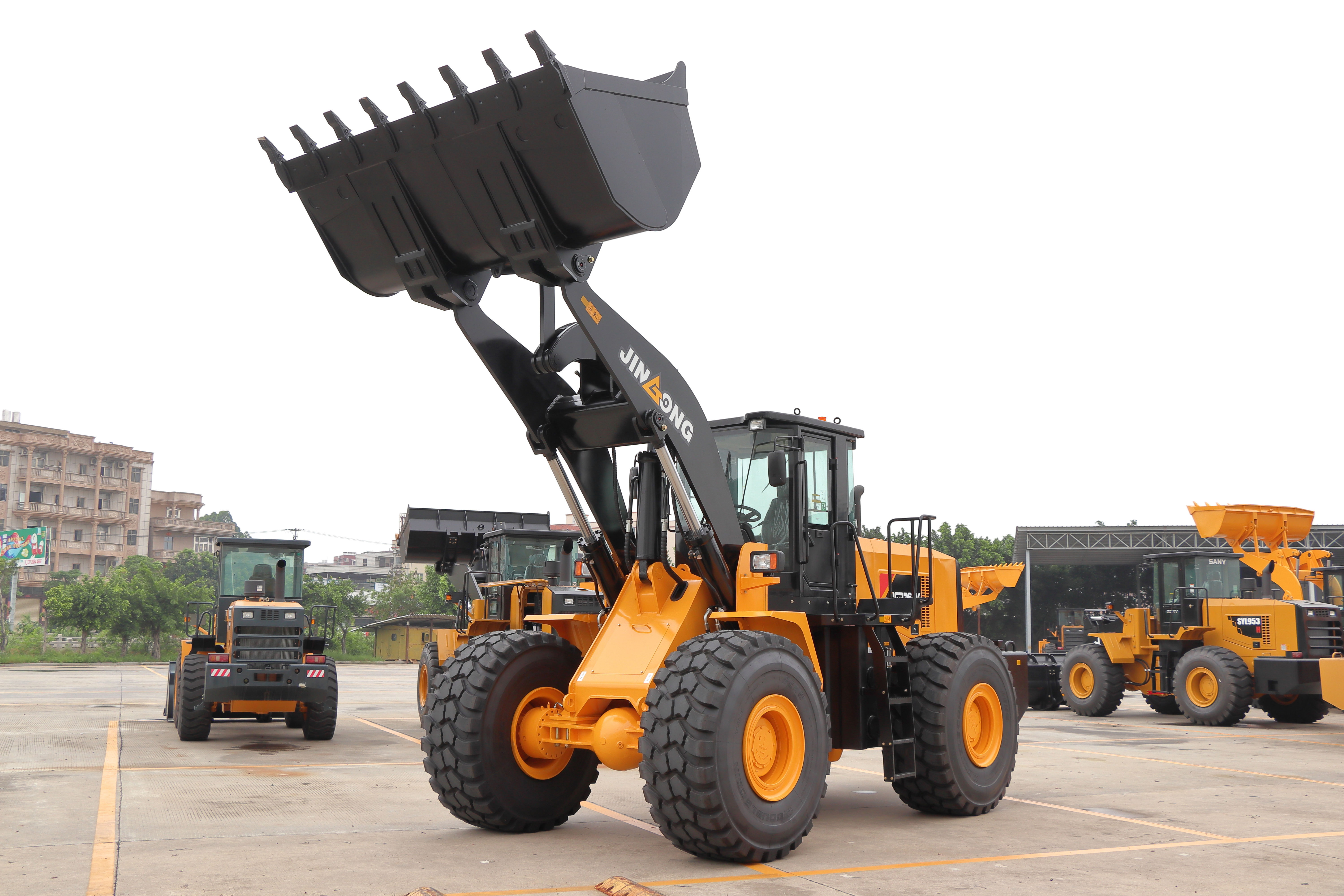 Carregadeiras de rodas médias JGM767K