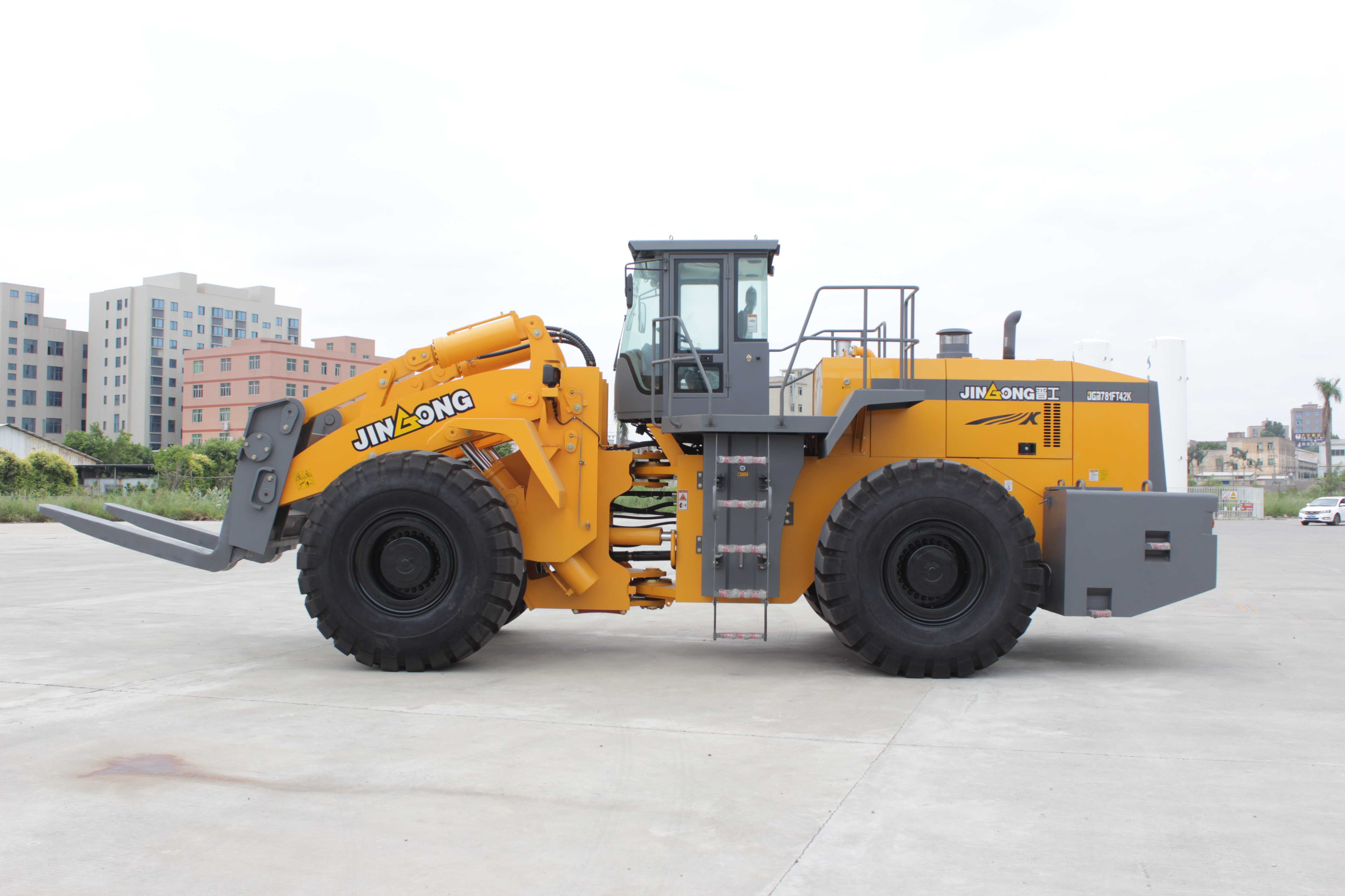 42-Ton Large Wheel Loaders JGM781FT42K Block Handler Attachment