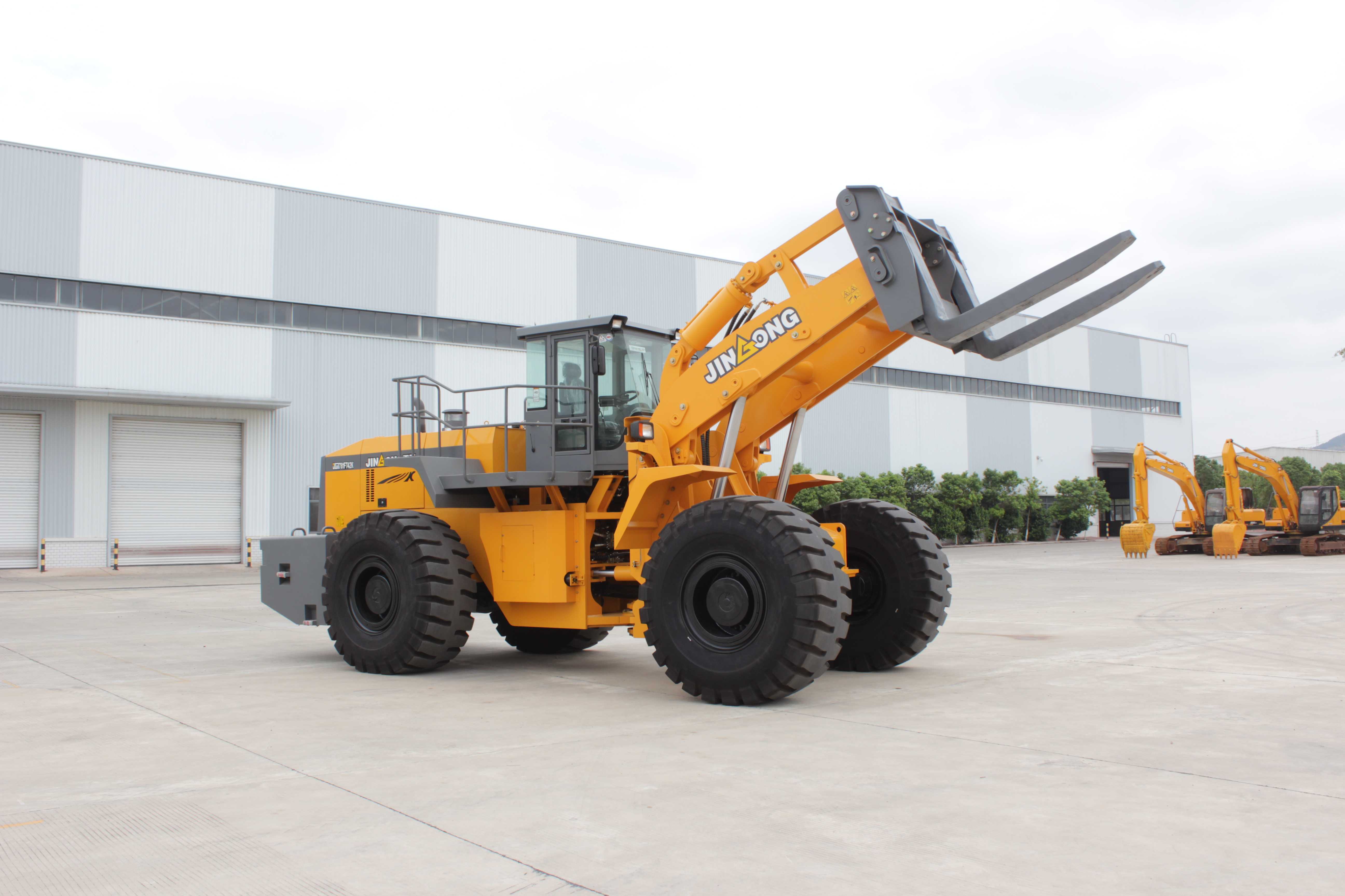 42-Ton Large Wheel Loaders JGM781FT42K Block Handler Attachment