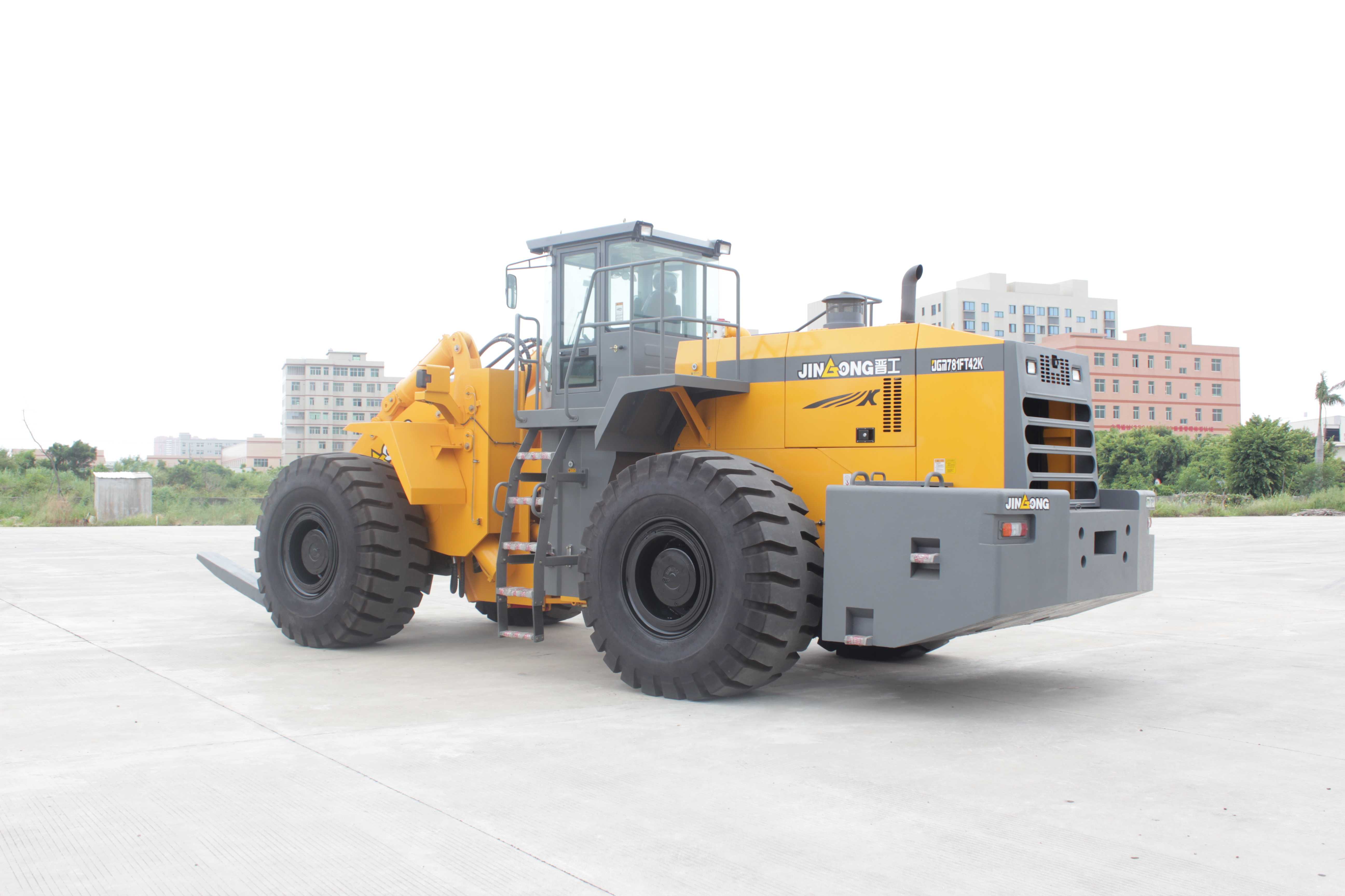 42-Ton Large Wheel Loaders JGM781FT42K Block Handler Attachment