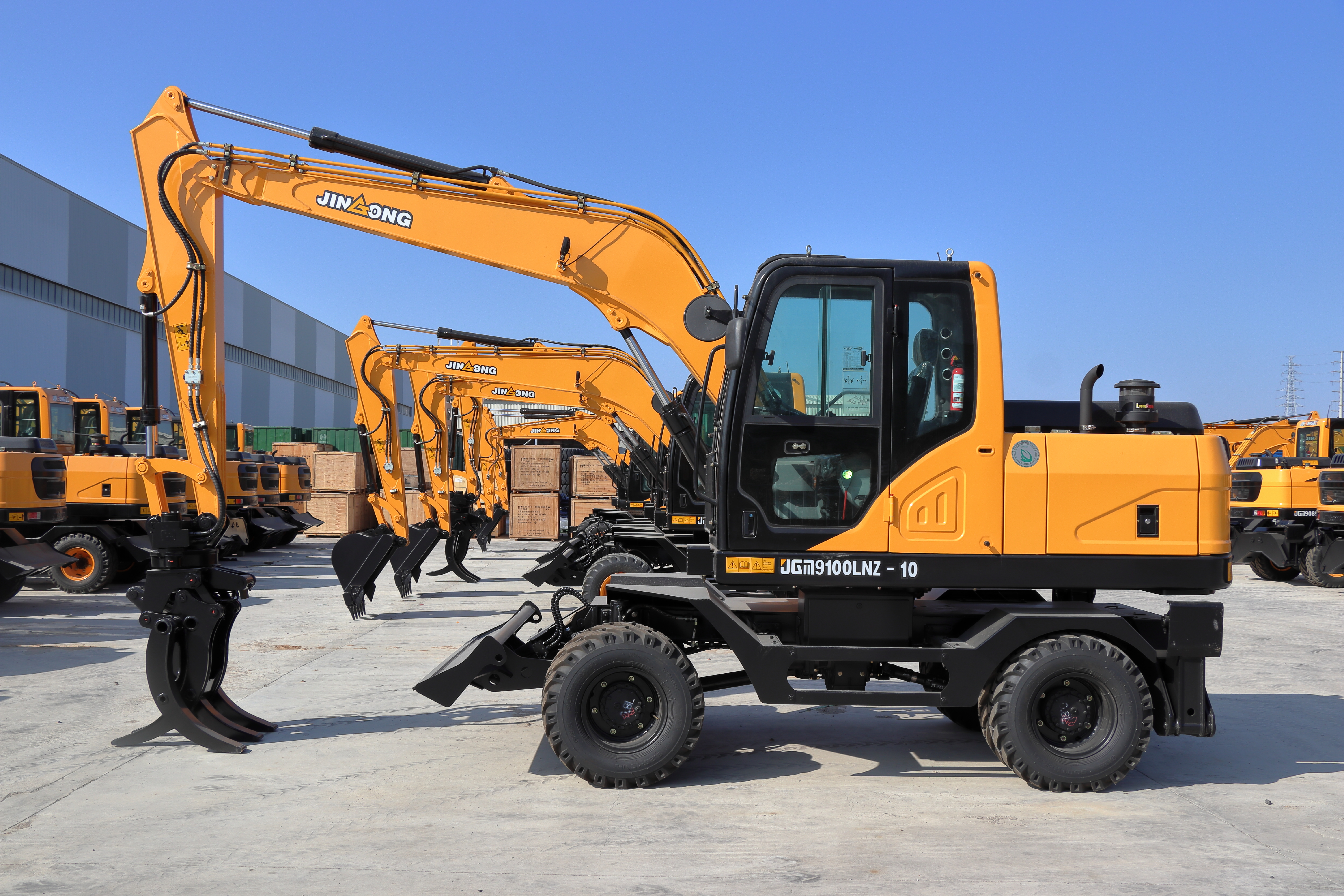 10-Ton Wheel Excavators JGM9100LNZ-9