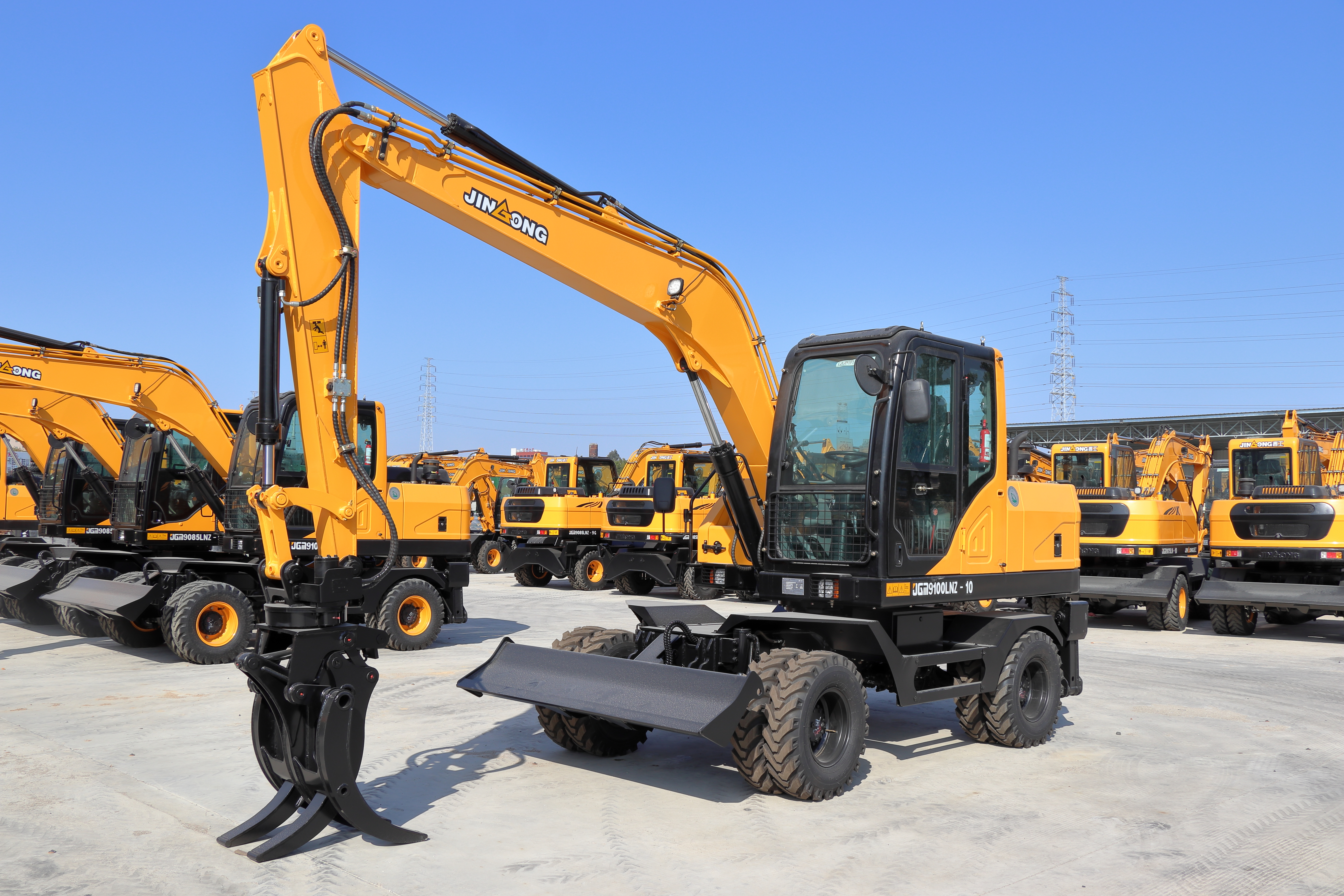 10-Ton Wheel Excavators JGM9100LNZ-9