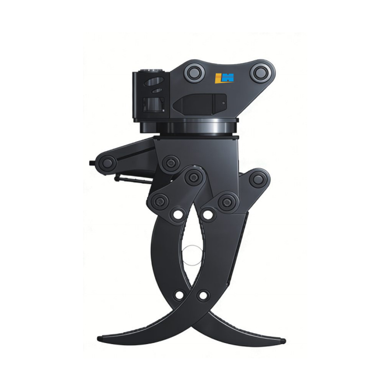Excavator Attachment Rotating Gripping Claw