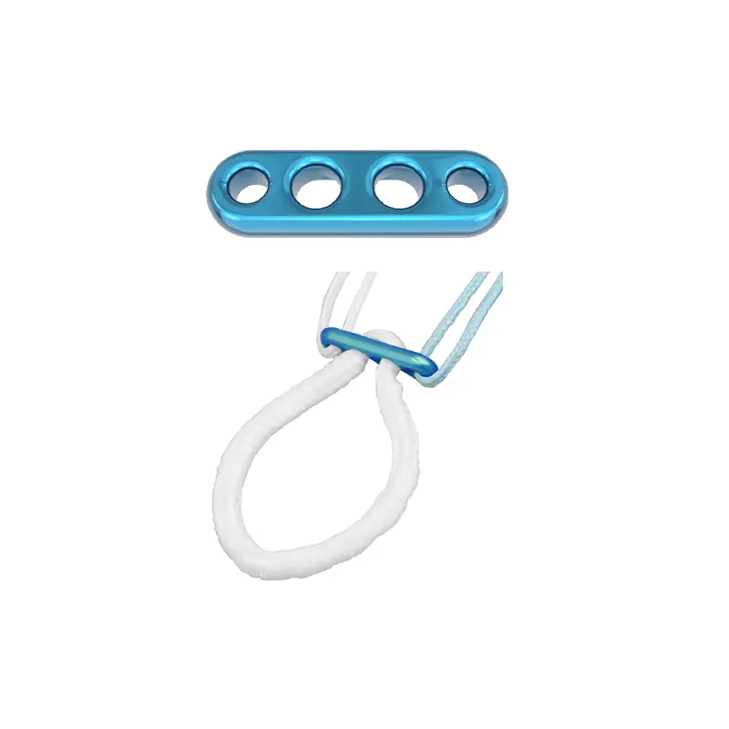 Knotless Button Soft Tissue Fixation Device