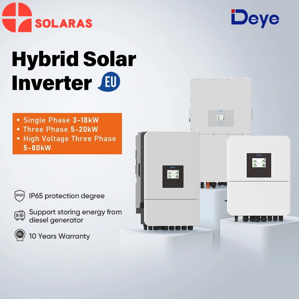 Deye 3KW-80KW Hybrid Inverter Solar Energy Storage Inverter