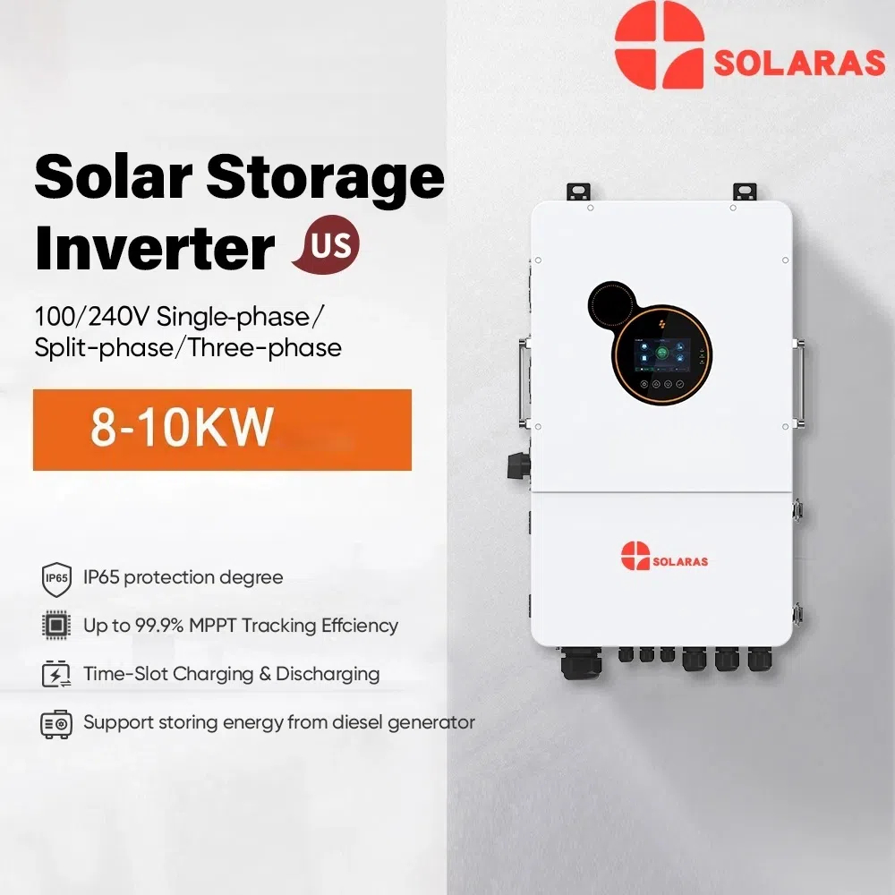 Solaras Split Phase 120V/240V 8KW/10KW Off Grid Inverter Solar Energy Inverter