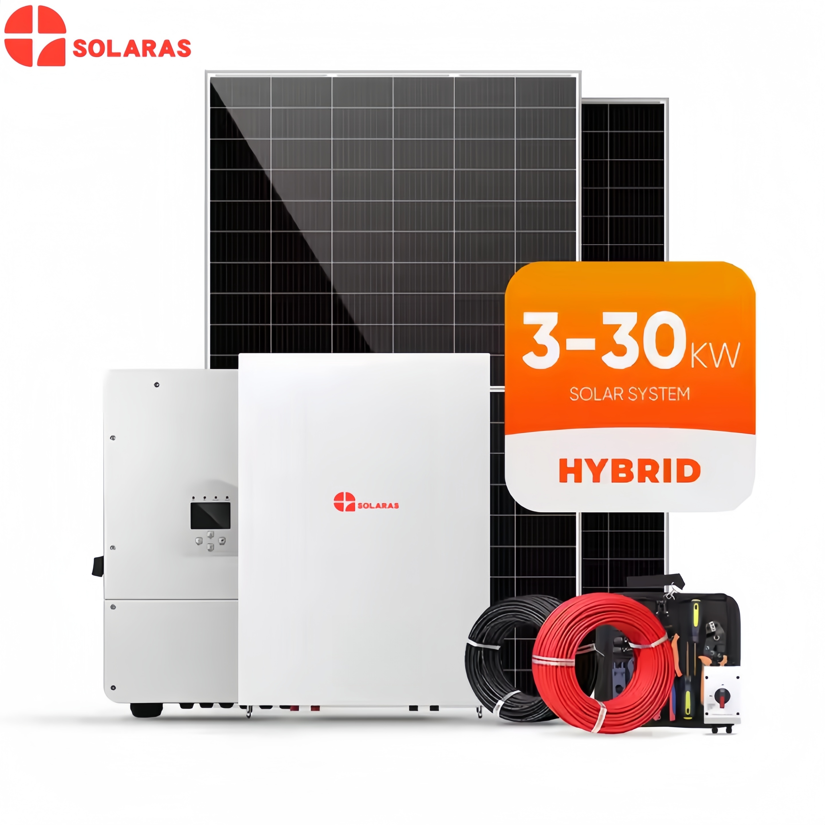 8KW Hybrid Solar Energy System All-in-One On Grid & Off Grid Battery Storage System