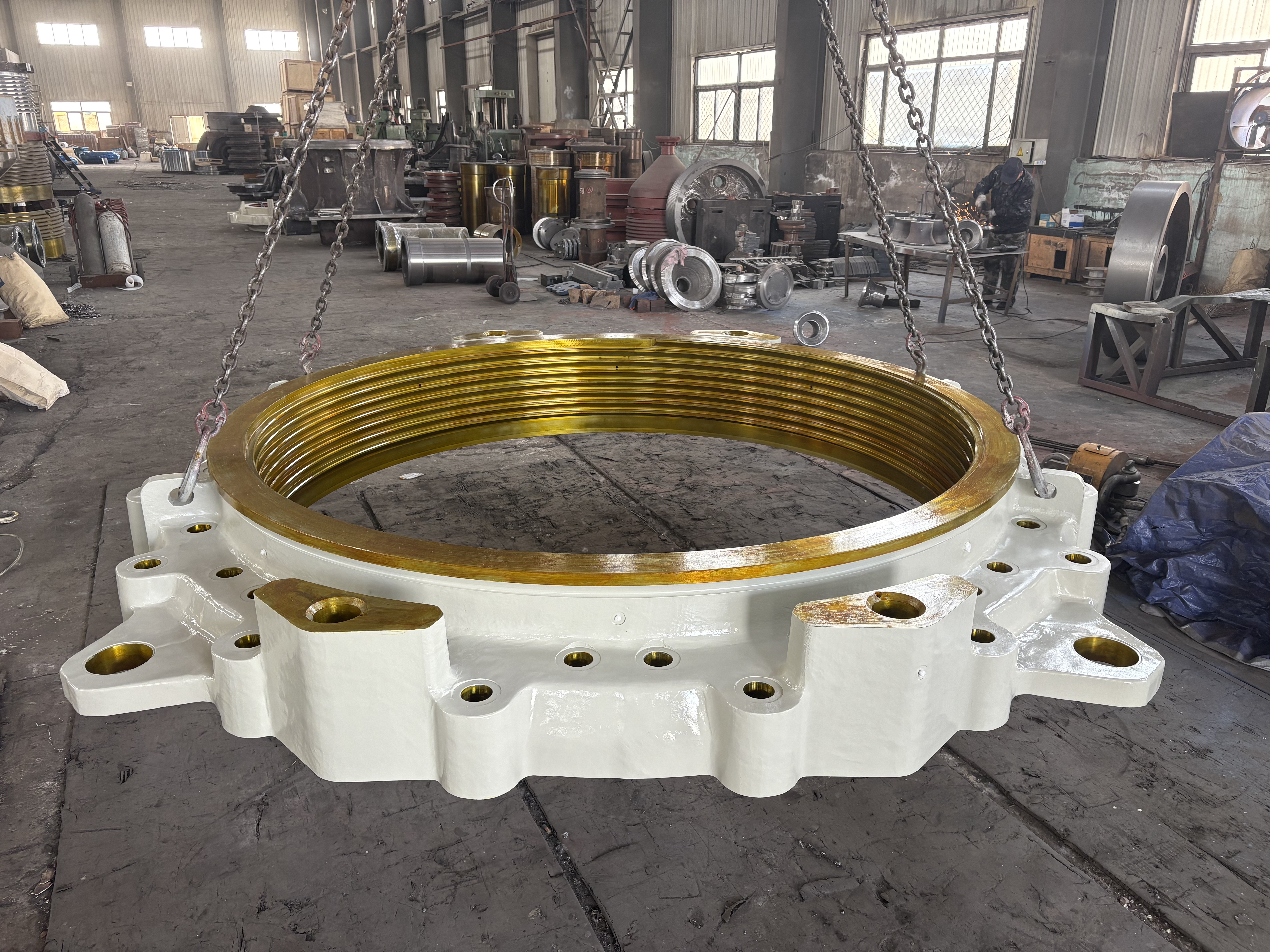 conical crusher adjustment ring