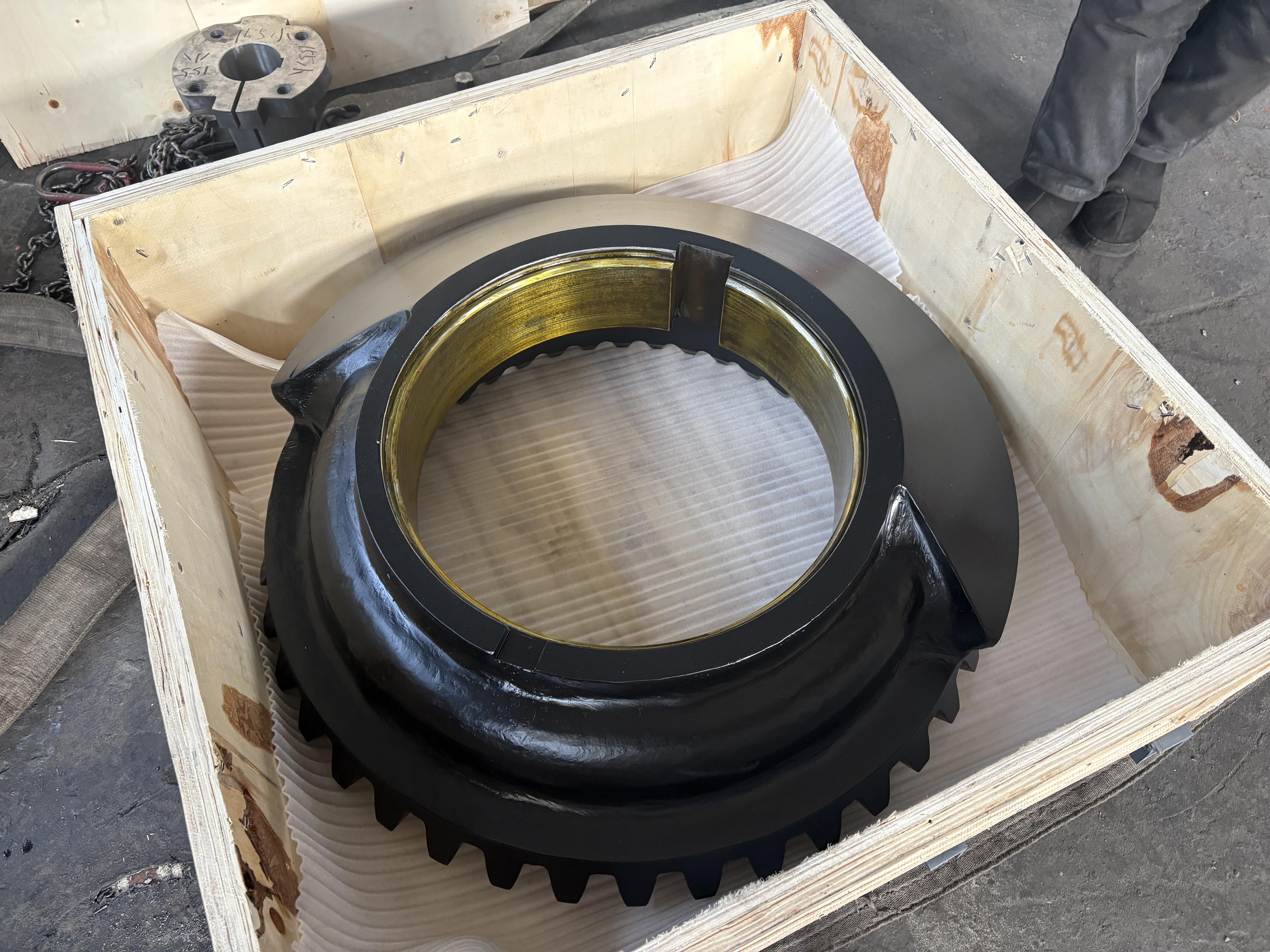 Cone crusher bevel gear