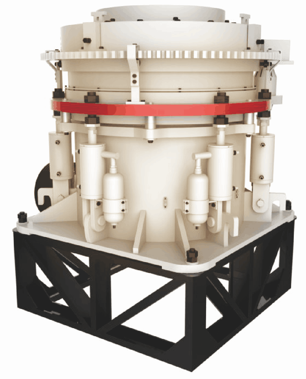Multi-cylinder hydraulic cone crusher